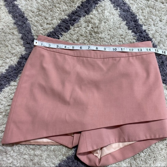 Michelle Mason x Revolve Asymmetrical Blush Skort Skirt - Picture 10 of 15